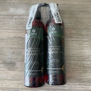 ✨ (2) Scented Massage Oils | Maple Holistics Tropical Passions | SEALED